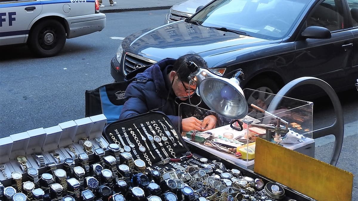 Muhammad Repairs Watches in Doha