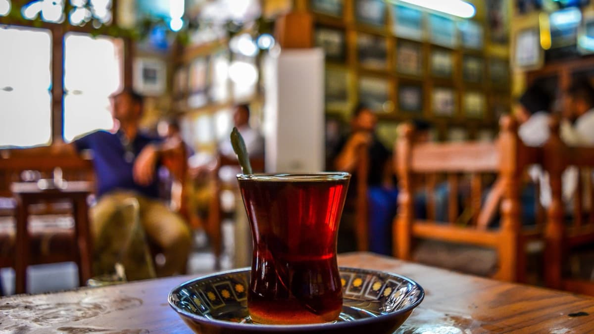 We Talk in an Old Café